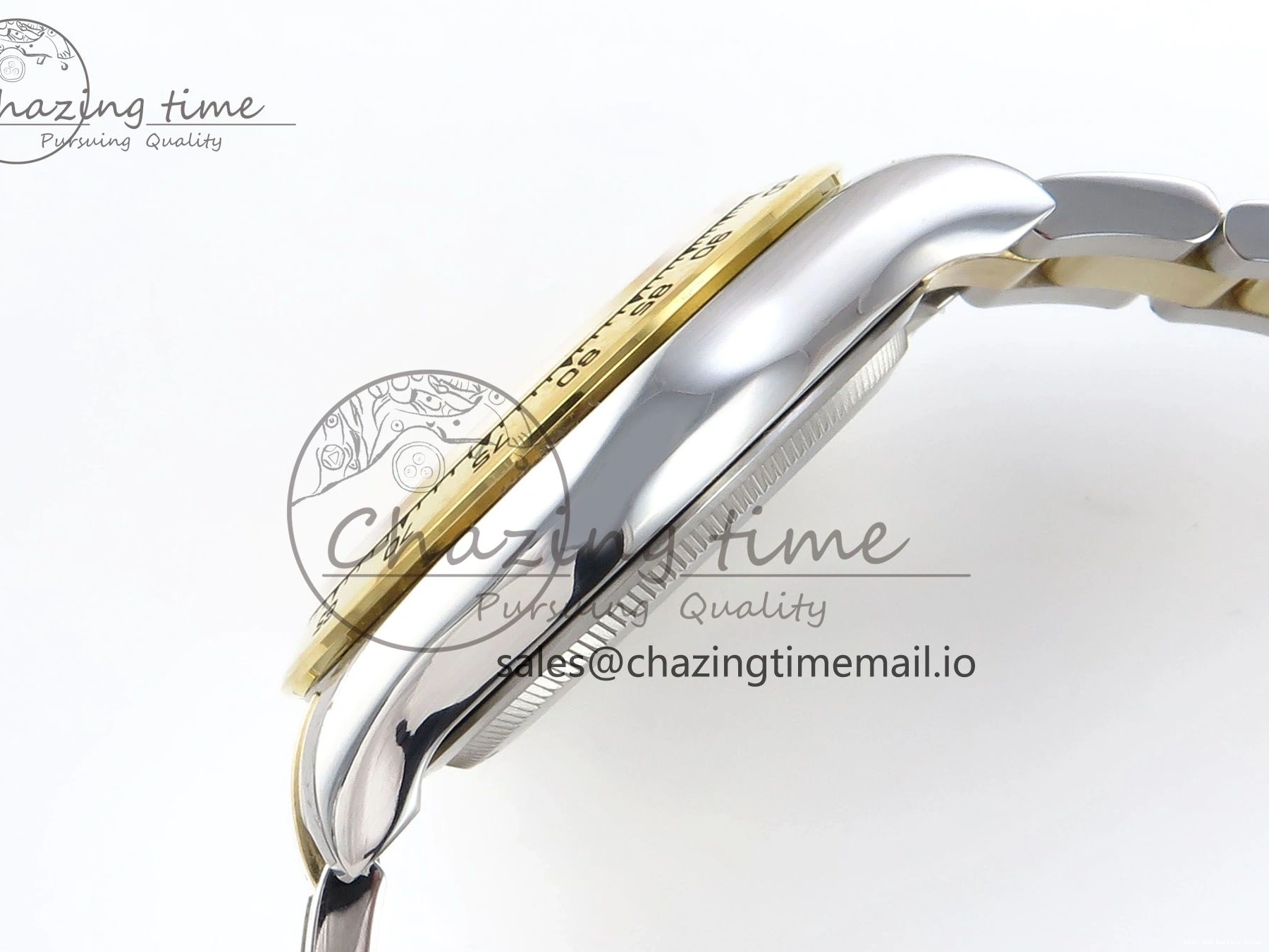 Good Copy Rolex Watches Best on Edition QF 721 V 1:1 Daytona AllSeason SH4131 YG SS Braclet White Dial 126503 1222